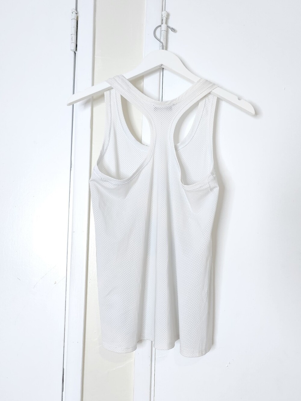 Athleta White Racerback Tank Top - Picture 2 of 6
